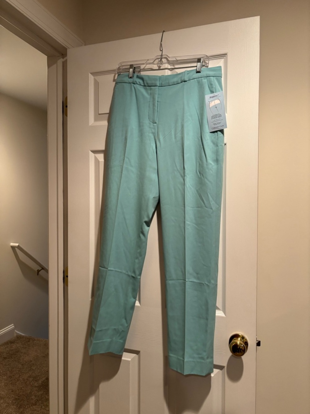 NWT C.Creek Aqua Tailored Pants